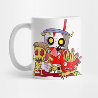 Halloween Movies Junk Food and Zombies Mug